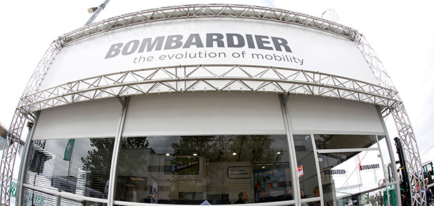 Bombardier Messestand auf der transport logistic 2017