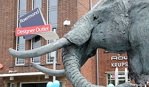 Elephant Tour im Designer Outlet Center Roermond